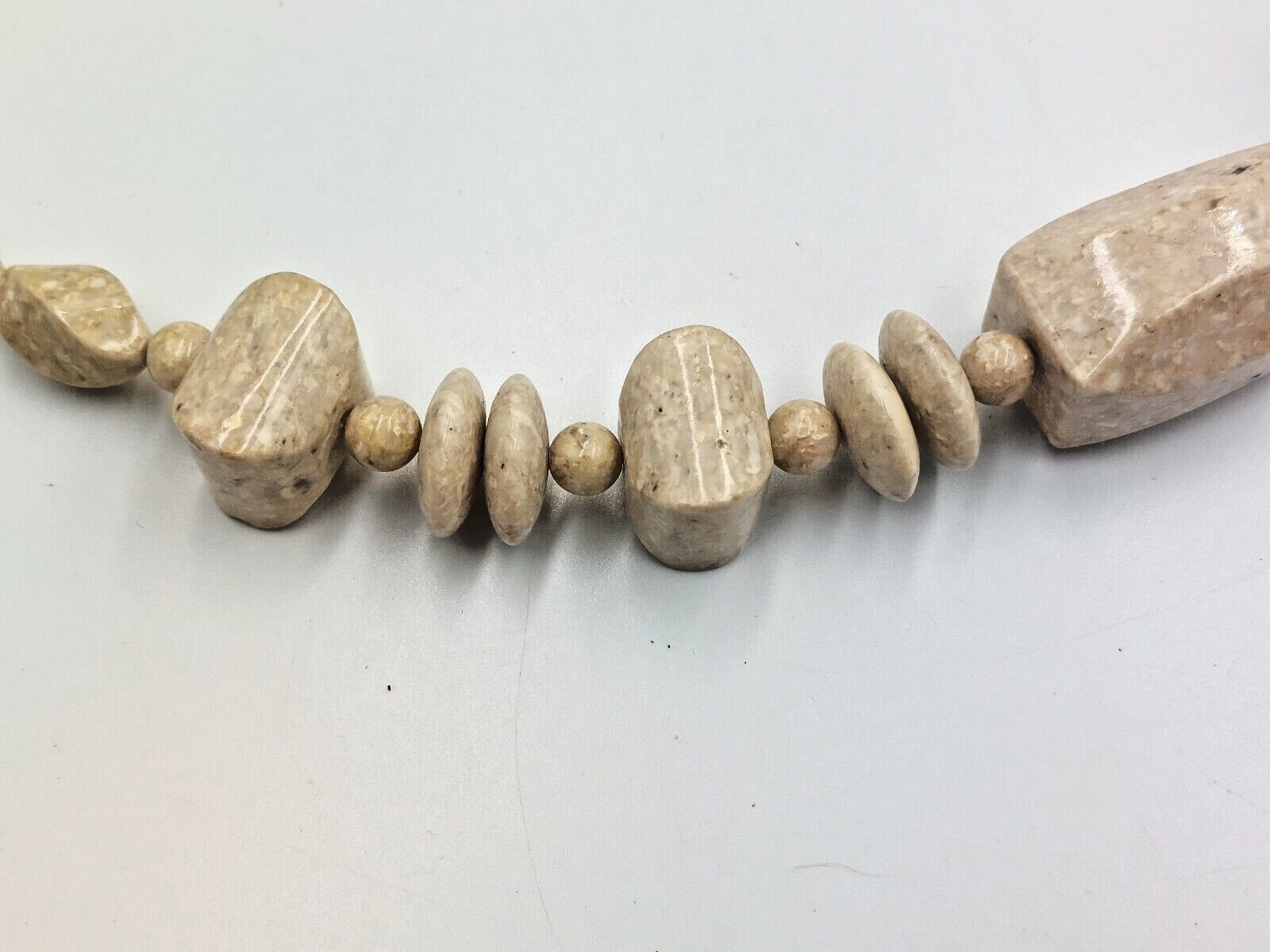 Vtg. Boho Chic Statement Bold Natural Feldspar  M… - image 7