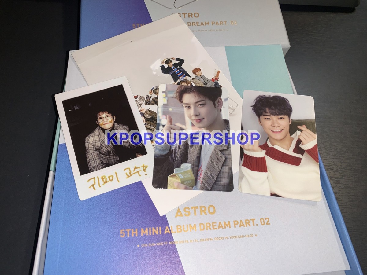 Astro 5th Mini Album Dream Part 02 CD Wish Ver Eunwoo Moonbin