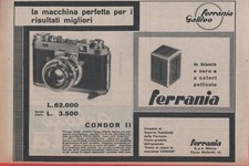 Condor II. Ferrania-Ducati. Advertising  1956