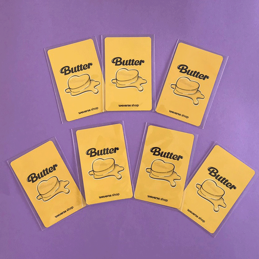 BTS Butter Photo Card Weverse Official Reservation benefits Selfie
