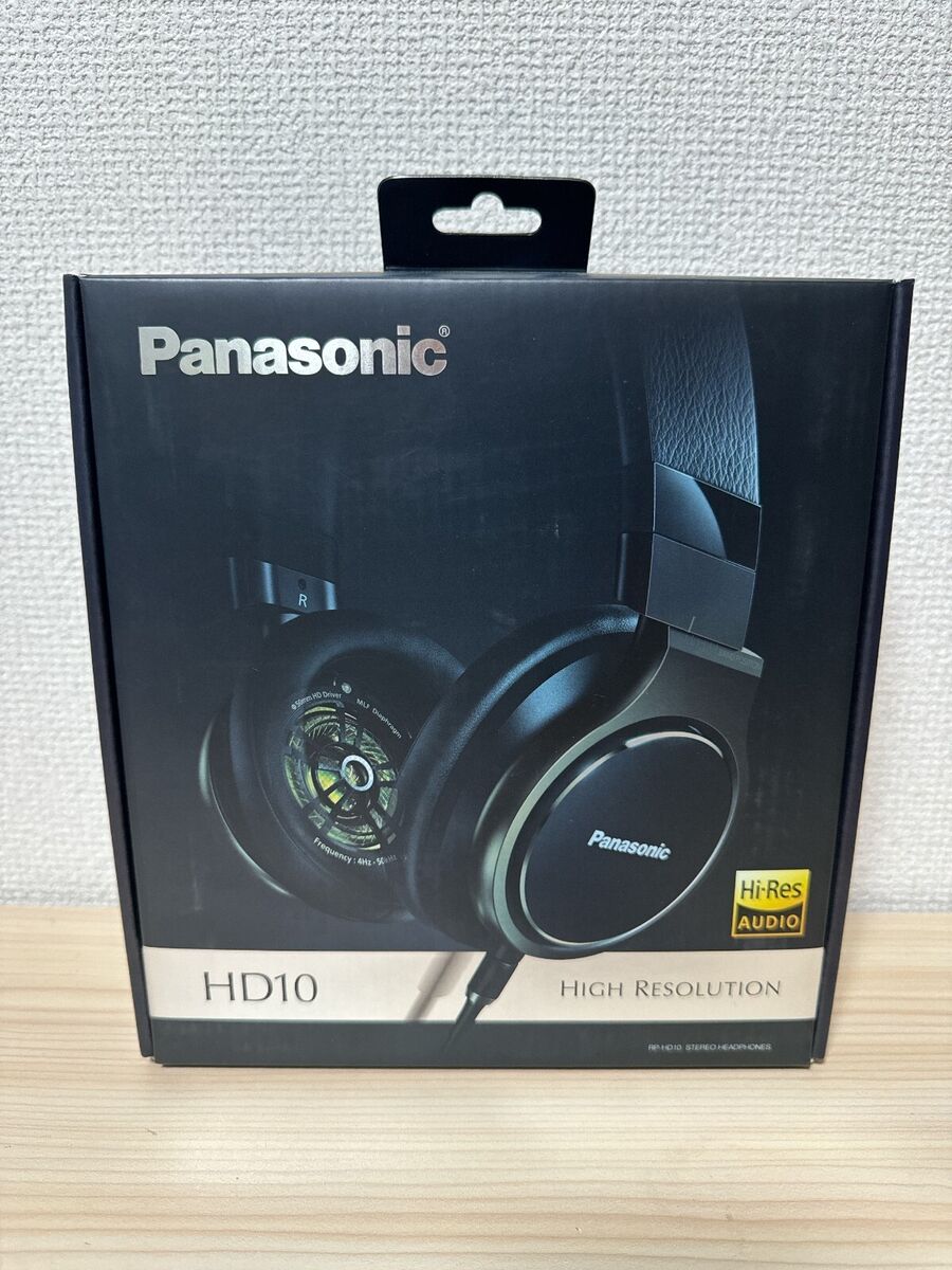 Panasonic RP-HD10-K Enclosed Headphones, High Resolution Sound Source, Black Panasonic RP-HD10-K Enclosed Headphones, High Resolution Sound Source, Black