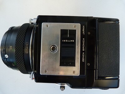 VINTAGE BRONICA ETR-C, ZENZANON MC 75/2.8 ,AE-II Finder ,Grip