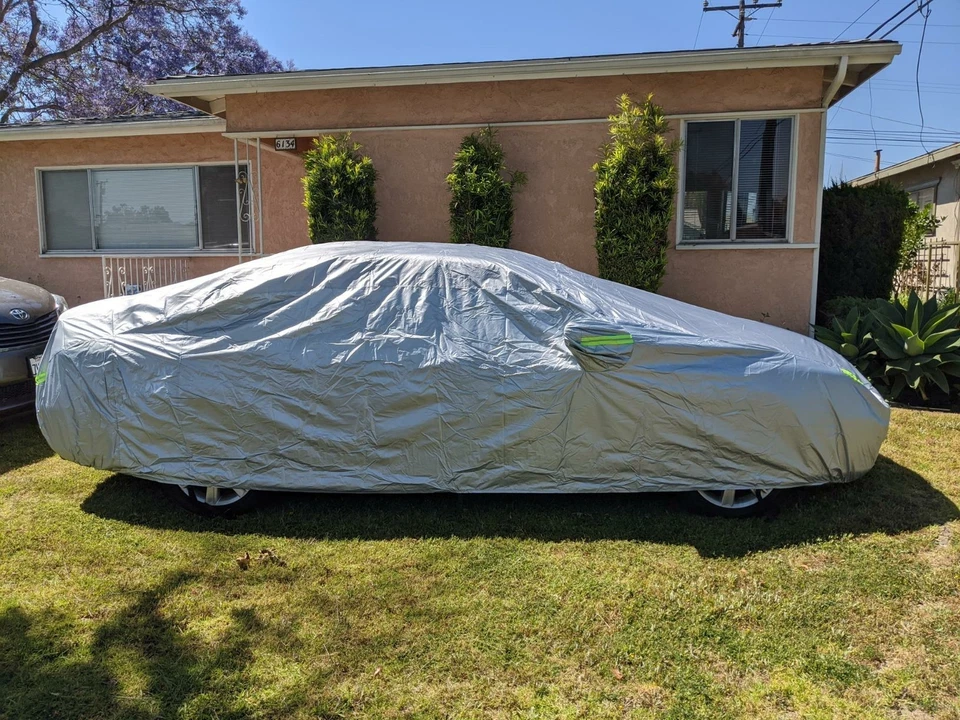 Полный автомобильный чехол для Mitsubishi Lancer Evolution 10 X защита от дождя солнца ультрафиолета пыли - Изображение 3 из 4