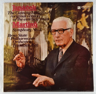 JANACEK / MARTINU - JILEK BRNO STATE - The Cunning.. / Symphony No.3 - LP Panton