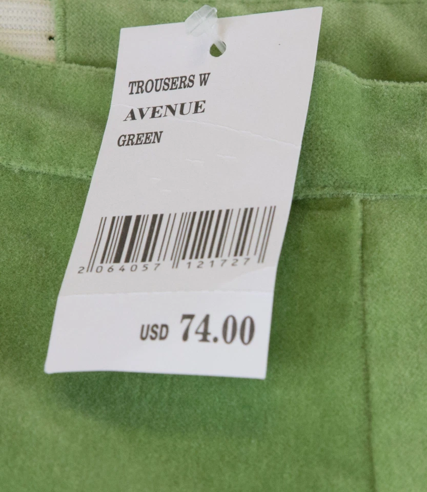 Pantalones de corte bota JACADI Avenue de terciopelo verde adornados talla 3 años nuevos con etiquetas $74 Foto 3 de 3