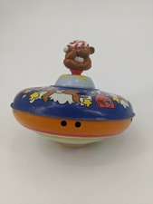 Vintage Ohio Art Sleepy Teddy Top Spinning Toy