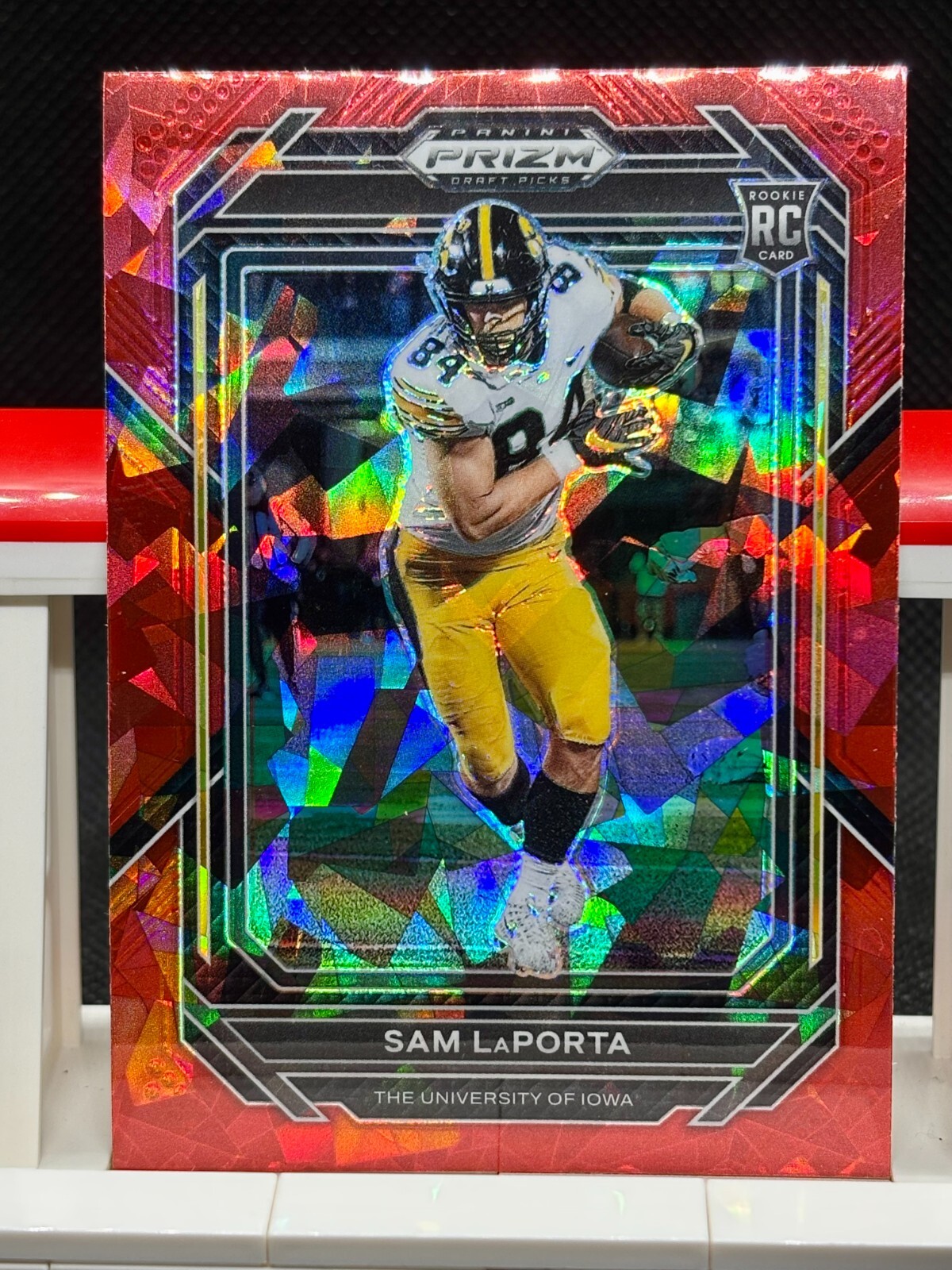 2023 Panini Prizm Draft Picks - Sam LaPorta #160 Red Ice Prizm (RC)