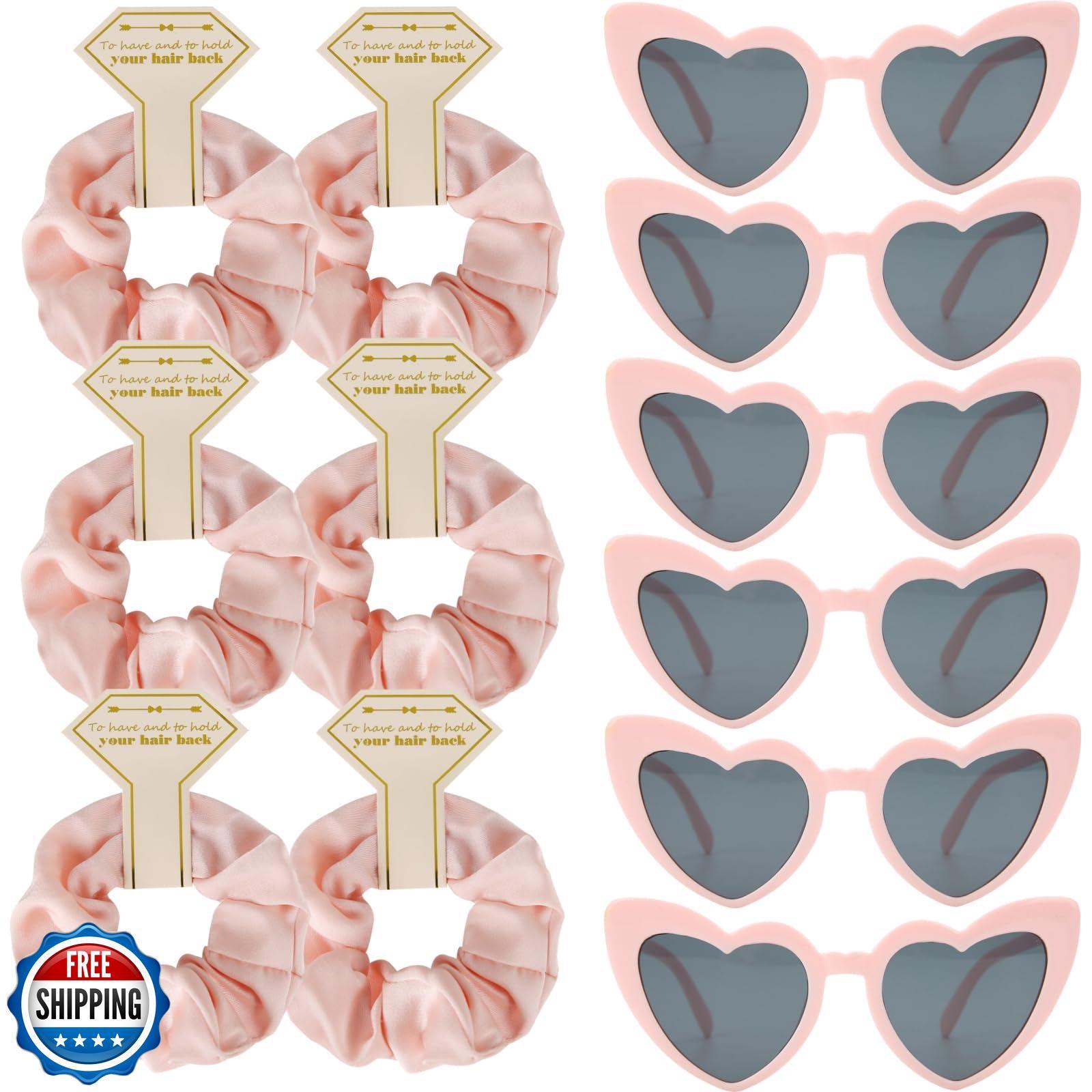 Satin Bridesmaid Proposal Gifts and Bachelorette Hair Scrunchies