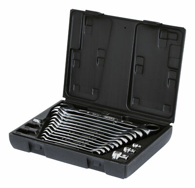 KS Tools GEARplus Ratschenringmaulschlüssel-Satz, 16-teilig - 503.4266