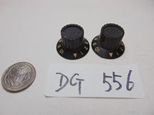 Vintage Bogen Model C 60B Solid State Amplifier Replacement Part Knobs Lot of 2