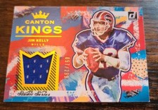 2021 Donruss Canton Kings Jim Kelly Bills Jersey 057/299