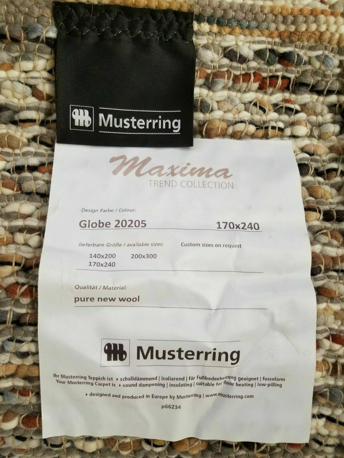 Musterring Maxima Trend Collection Globe 20205 170 X 240 Cm Ebay