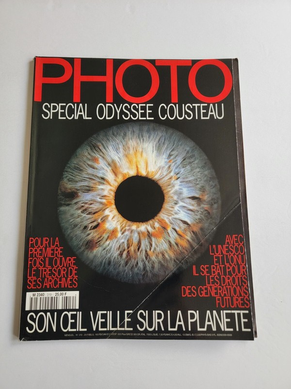 French Photo Magazine No 319, 1995 – Special Odyssee Cousteau, Fold Out Cover