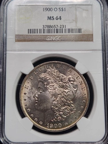 1900 O Morgan Silver Dollar, NGC MS 64, a VAM 19