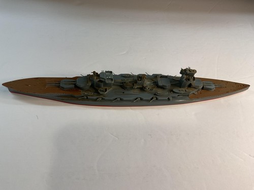 Skywave USS Tennessee Battleship Model 1/700 SCALE Gray Deck Red Hull *Repair*