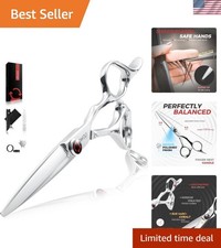 5.5'' Professional Hair Cutting Scissors - Japanese Steel 60-62HRC, Hand-Shar...