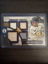 2025 Topps Museum Collection - Christian Yelich Quad Relic /20!