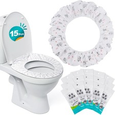 Portable Toilet Mat - Disposable Toilet Seat Cover Waterproof Non-Woven Fabric