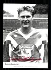 Bennie Brinkman Autograph Card Prussia M�nster 1989-90 Original Signed