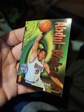 1997–98 SkyBox Z‑Force #9 — Tariq Abdul‑Wahad ROOKIE FOIL (NM)