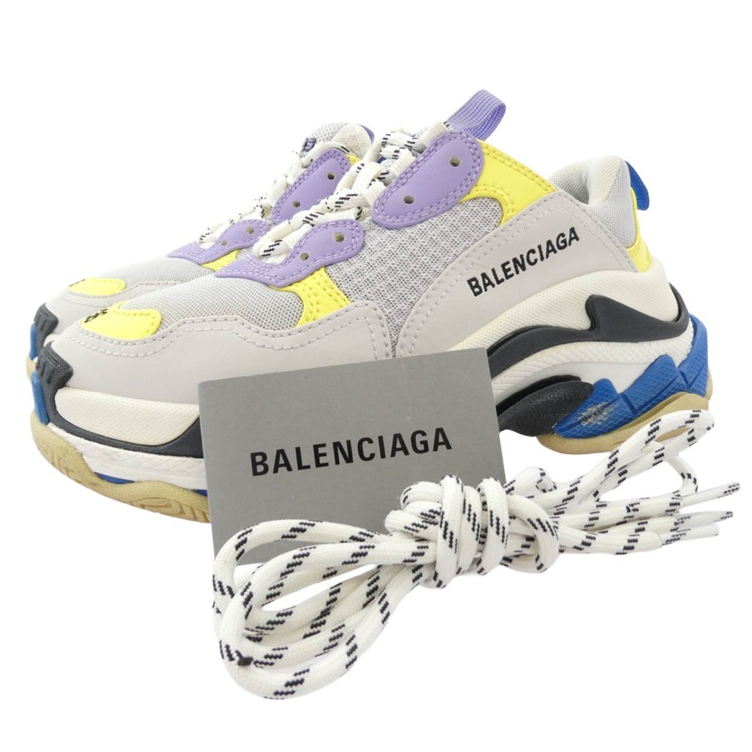 BALENCIAGA 524039 Triple-S Trainers Triple S Low Cut Sneakers Gray Used LIFE-0 thumbnail 8