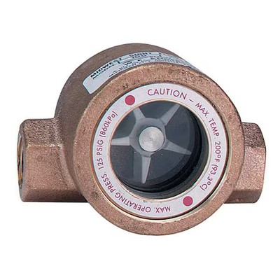 Dwyer Instruments Sfi-100-3/4 Sight Flow Indicator, 3/4'' Body, 4.000'' L X