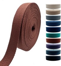 Dortrue 1.5 Inch Cotton Webbing 10 yards Heavy Duty Bag Straps for DIY Tote