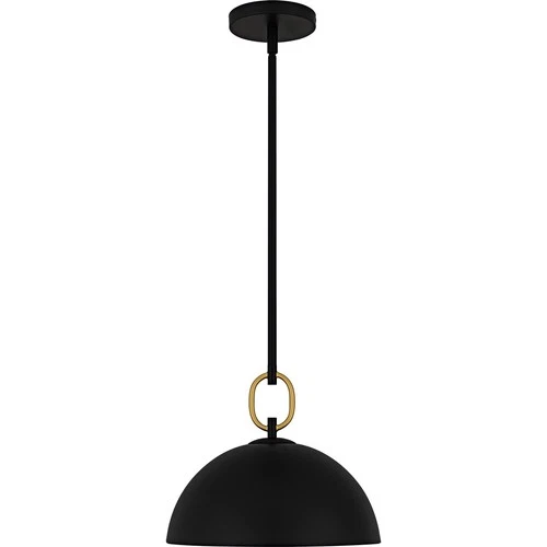 Matte Black  Pendant from the Cleo Collection - Picture 3 of 6