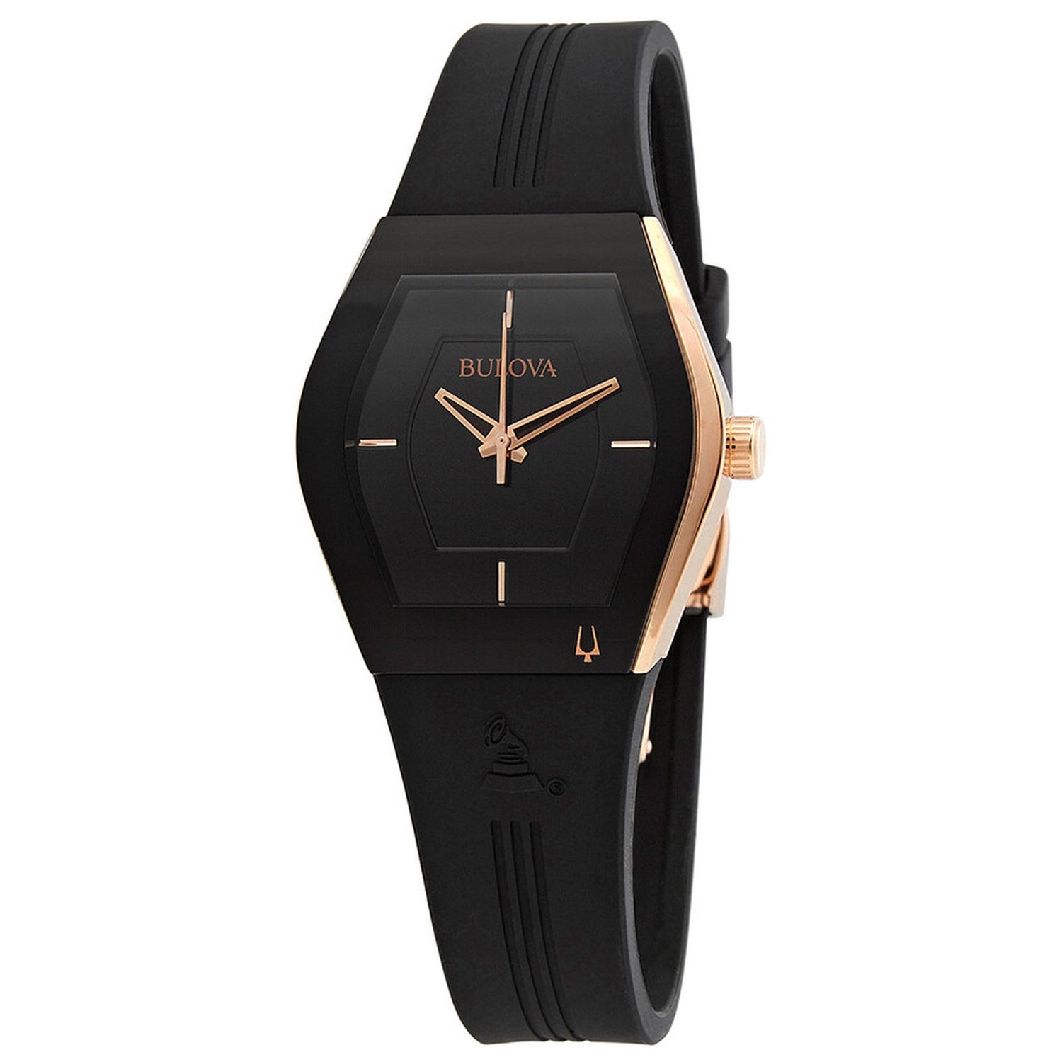 Bulova 97L163 Store Display 9.7 out of 10 Women's Gemini Black Dial Quartz