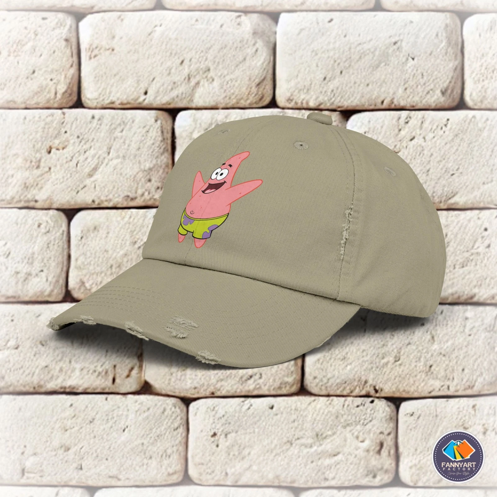 Patrick Star Unisex Distressed Cap
