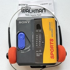 Sony Walkman WM-FS393 Sports Radio Cassette Player -New Belts- Reconditioned