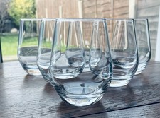 French Stemless Set Of Six Chef & Sommelier LIMA Glasses 38 cl 380 mls G3368