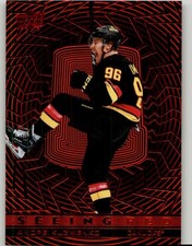 2023-24 Upper Deck Andrei Kuzmenko Seeing Red #SR-57 Vancouver Canucks