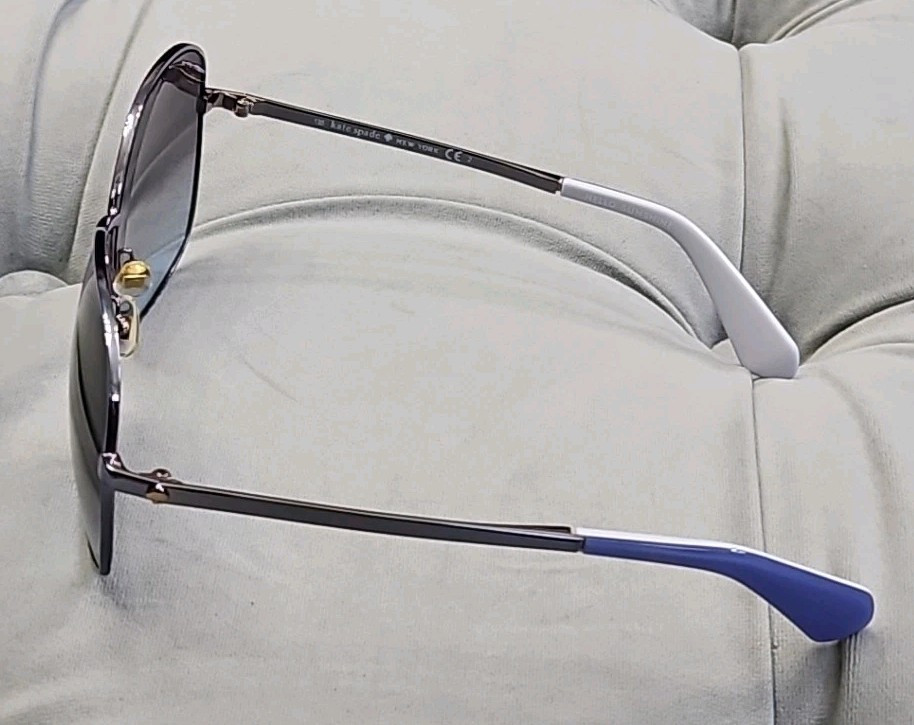 Kate Spade CARLISA/S Women Sunglasses XL Metal Gunmetal Blue Kate Spade CARLISA/S Womens Sunglasses XL Metal Gunmetal  main image 2