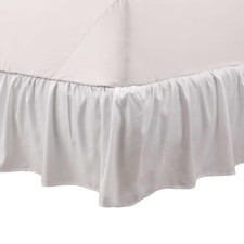 King Ruffle Bed Skirt - Easy Fit Bed Skirts - Microfiber Bed Skirt - 15 Inch ...