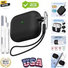 for AirPods Pro 3 Case 2025, Military Grade Soft Silicone Shock-Absorbing for...