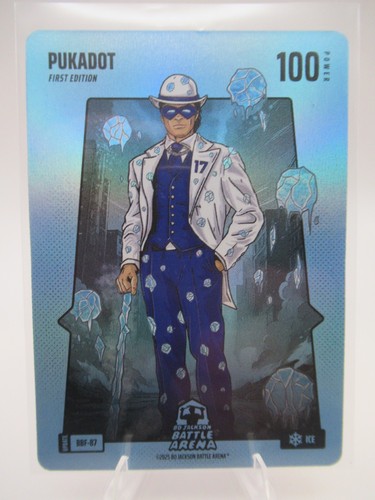 Bo Jackson Battle Arena Alpha Blue Battlefoil Ice Pukadot Puka Nacua BBF-87