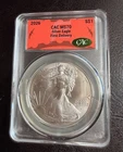 2026 $1 American Silver Eagle CAC MS70 First Delivery 1 Oz Fine Silver Coin