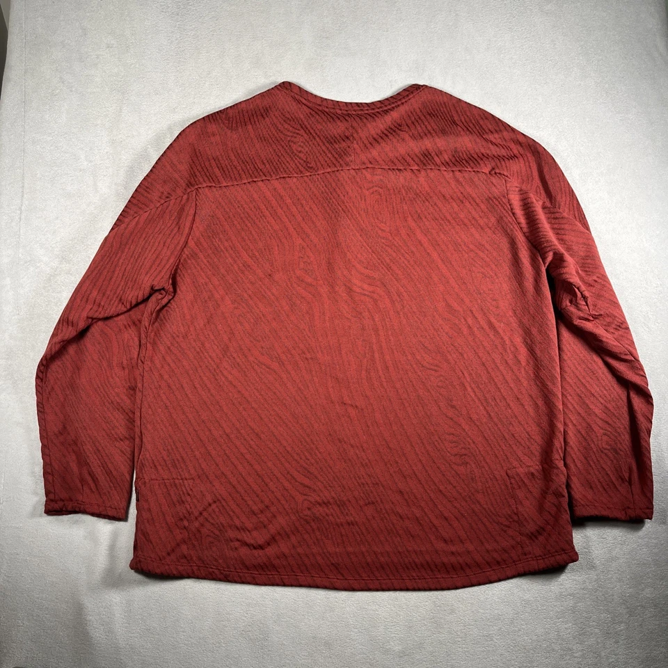 Camiseta de Trail Running Nike Dri Fit Element 1/2 Cremallera CZ9056 689 Cayenne Bronce Hombres XL Foto 4 de 4