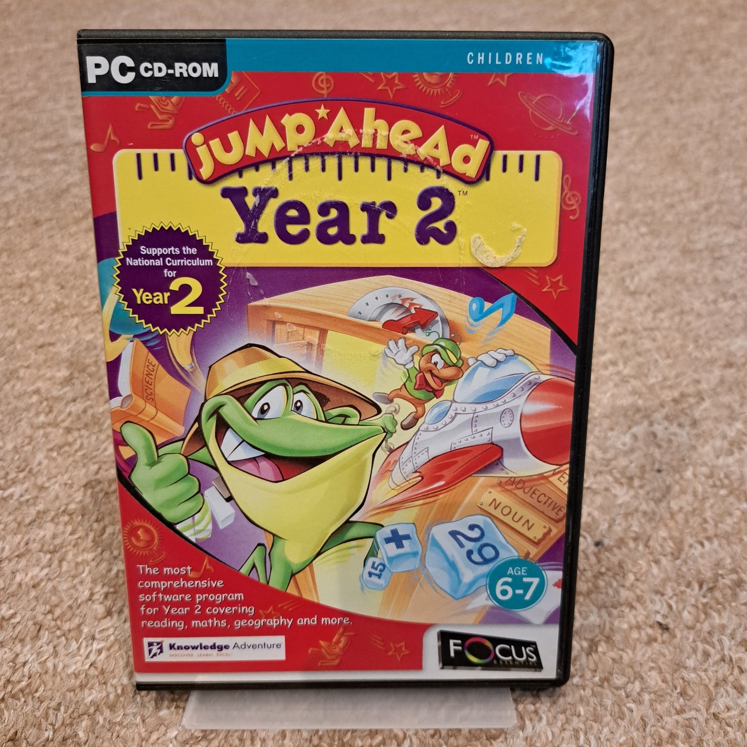 Jump Ahead Year 2 PC CD-ROM Video Game Educational Learning Kids