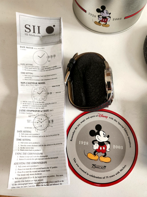 Mickey Mouse 75th Anniversary Watch 2003 for sale online | eBay