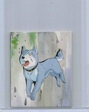 Ginga Nagareboshi Gin Menko Card #25 Blue Dog Anime Vintage Japanese