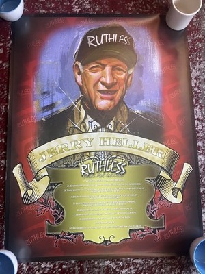 RARE JERRY HELLER RUTHLESS: A MEMOIR Promo Poster NWA eazy e ice cube dr. dre
