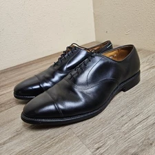 Mens Allen Edmonds Park Avenue Black Dress Shoes US Size 11.5 D and 11 B - READ