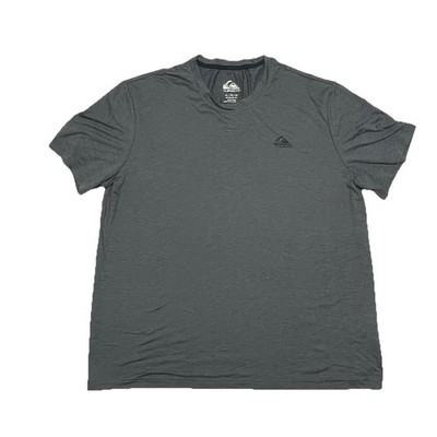 Quiksilver Men's XL Regular Fit Short Sleeve Crew Neck Pullover Tee Charcoal