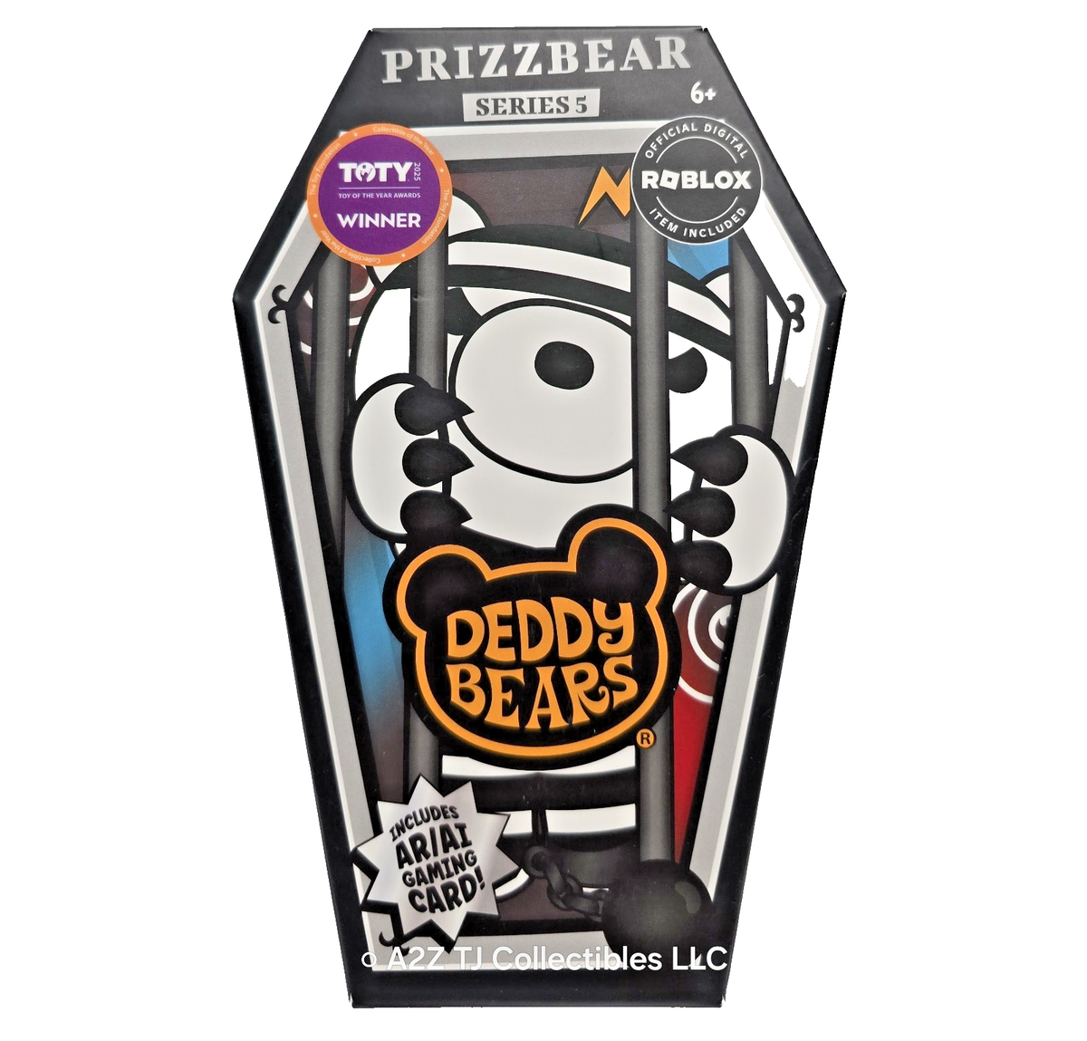 Deddy Bears Series 5 PRIZZBEAR Plush with Roblox Code Edition
