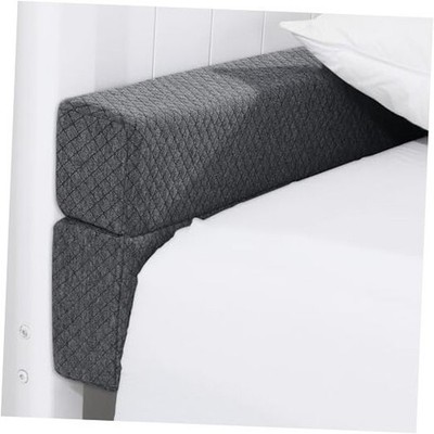 Flodable Pillow for Headboard Gap,Bed Gap Filler Queen 76*12*4in Dark Gray