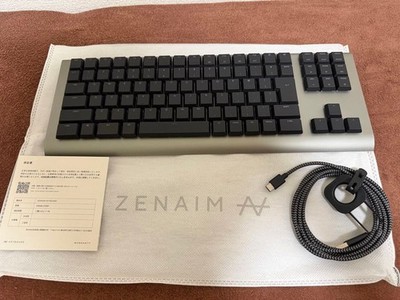 ZENAIM Pro Japanese JIS Wired Gaming Keyboard Backlit Low Profile Black unben...