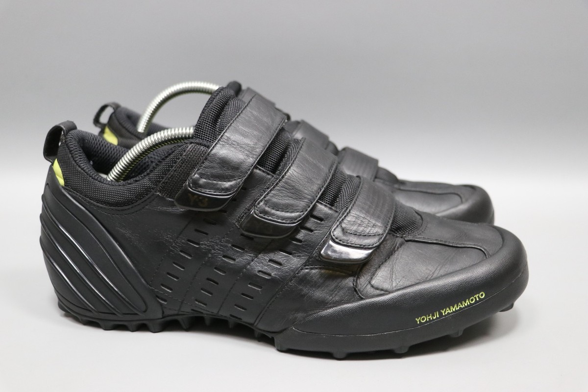 Yohji Yamamoto Y-3 ADIDAS Vintage 2006 Black Leather Sneaker Mens