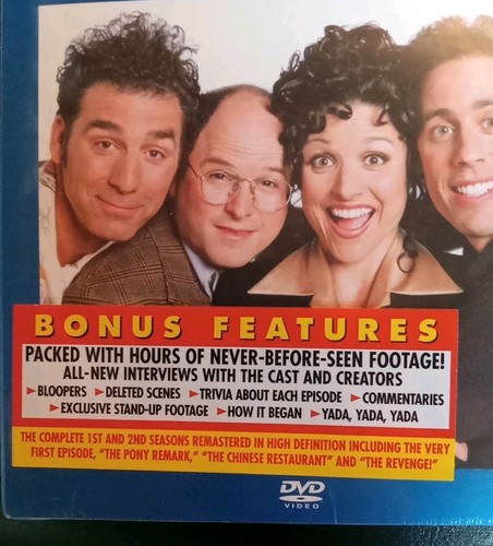 Seinfeld-Seasons 1-3 DVD Box Set (HD Remaster w/HOURS Bonus Footage) NEW+SEALED! - Picture 2 of 8